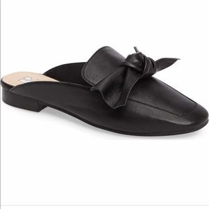 BP. Black Leather “Maddy” Mule, Sz. 9